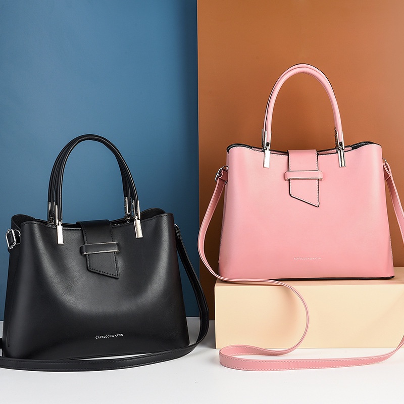 Tas Wanita Korea Tas Bahu Wanita Simple Fashion Retro Tas Kerja