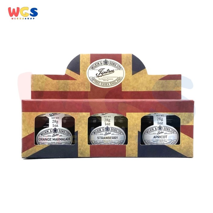 

Wilkin & Sons Tiptree Conserve 3x28g - Orange/Strawberry/Apricot