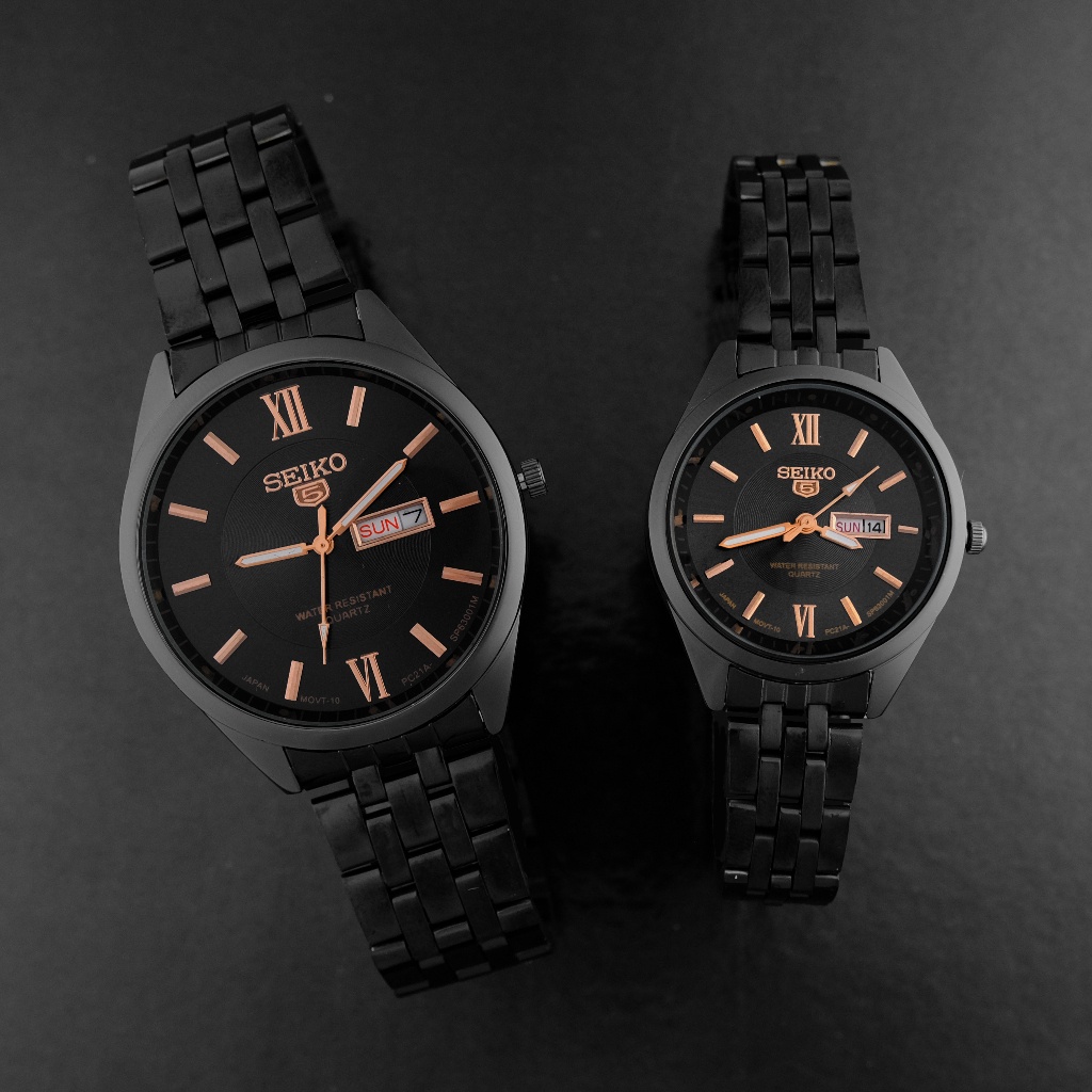 GROSIR JAM TANGAN SEIKO TANGGAL HARI COUPLE WATER RESIST