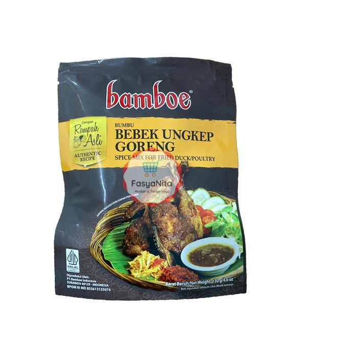 

Bamboe Bebek Ungkep Goreng 130 gr Bamboe Premium Bumbu Masak Instan