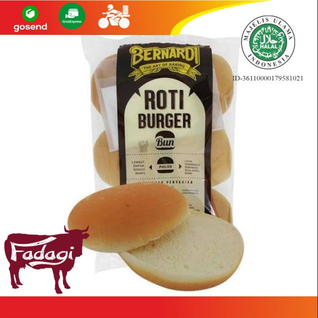 

ROTI BURGEN BUN POLOS - ISI 6 - BERNARDI