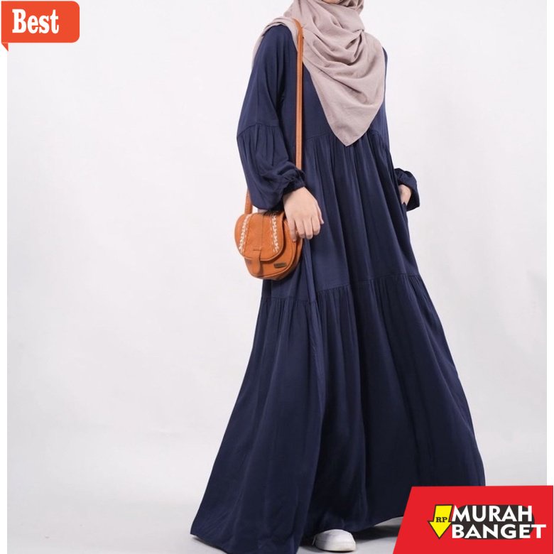 Tren baju lebaran wanita 2023- Milly Dress by Ash_shofwa.id-gamis rayon- gamis terbaru