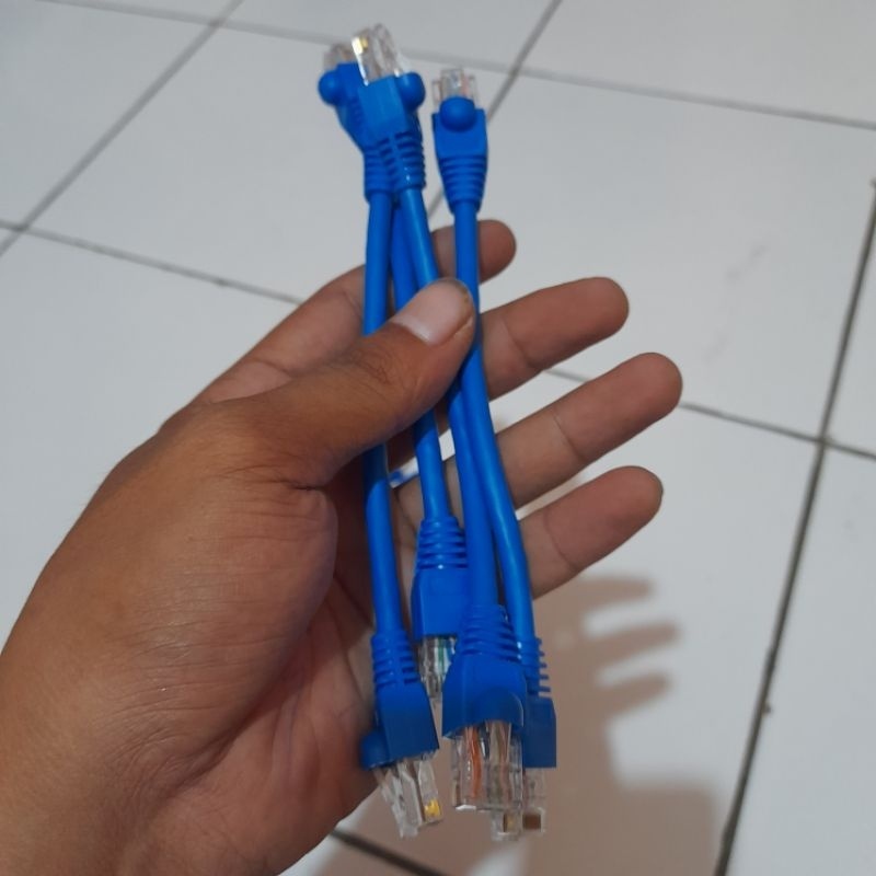 LAN SERVER PANJANG 10 CM / 20 CM / 30 CM COMSCOPE BLUESET A