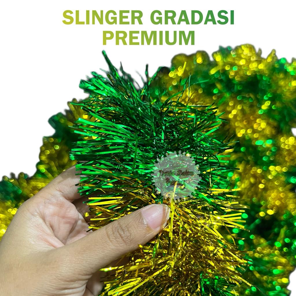 Slinger Idul Fitri Lebaran / Tinsel Dekorasi Idul Fitri Gradasi Premium