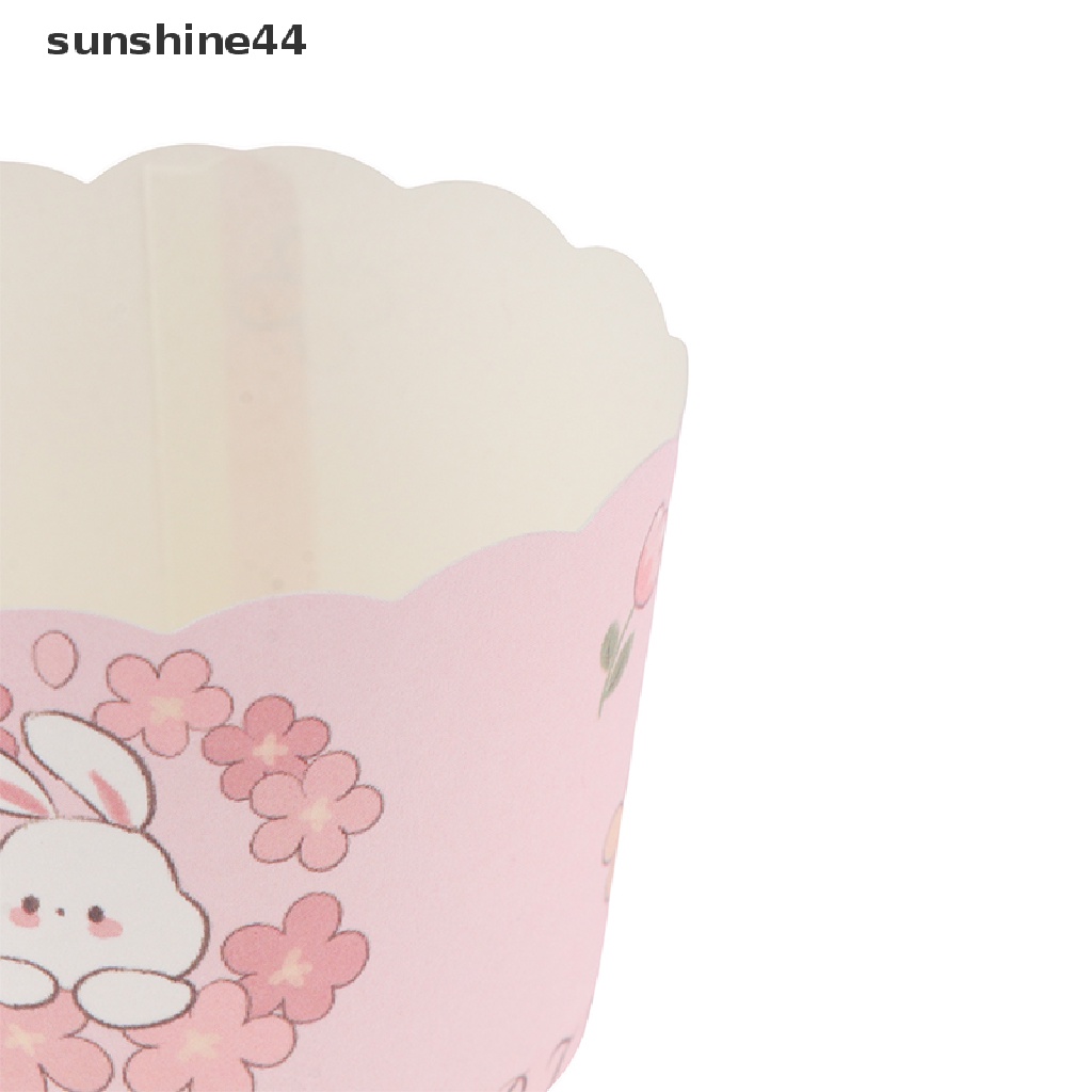 Sunshine 50Pcs Cupcake Paper Cup Muffin Cake Cup Untuk Pesta Pernikahan Pembungkus Kue Case ID