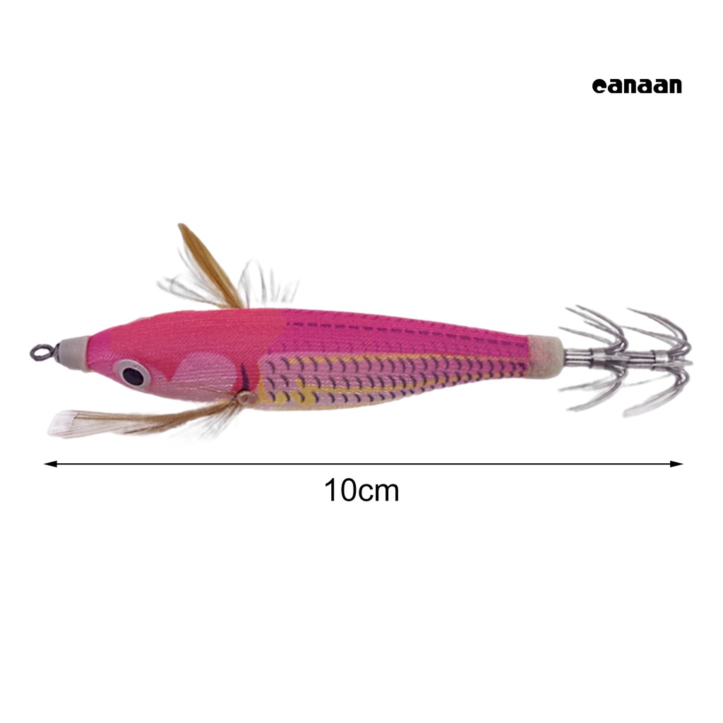 Cnn-10cm/10g Umpan Pancing Penembus Kuat Menggoda Tajam Bercahaya Udang Cumi Jig Umpan Pancing Untuk Pecinta Memancing