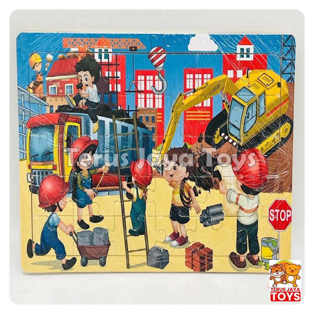 Mainan Anak Puzzle Kayu Gambar