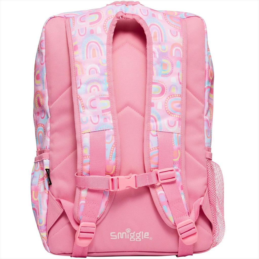 SMIGGLE Backpack 445103 Foldover Bright Pink Bag Tas Anak