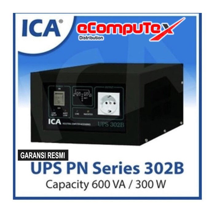 UPS ICA PN-302B ICA PN302B 600VA PIONNER / 300WATT GARANSI RESMI