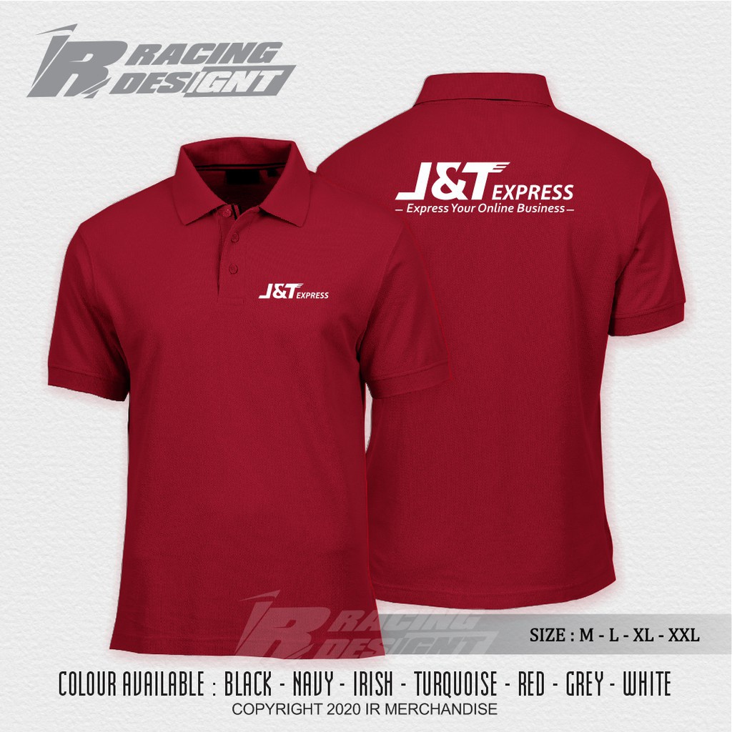 PROMO...!!! Kaos Polo J&T-JNT-Express Besar aju Berkerah Pria Wanita Dewasa Seragam Murah Terbaru