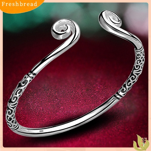 &lt; Freshbread &gt; Fashion Wanita Monkey King Mantra Ajaib Pembukaan Cuff Bangle Gelang Perhiasan