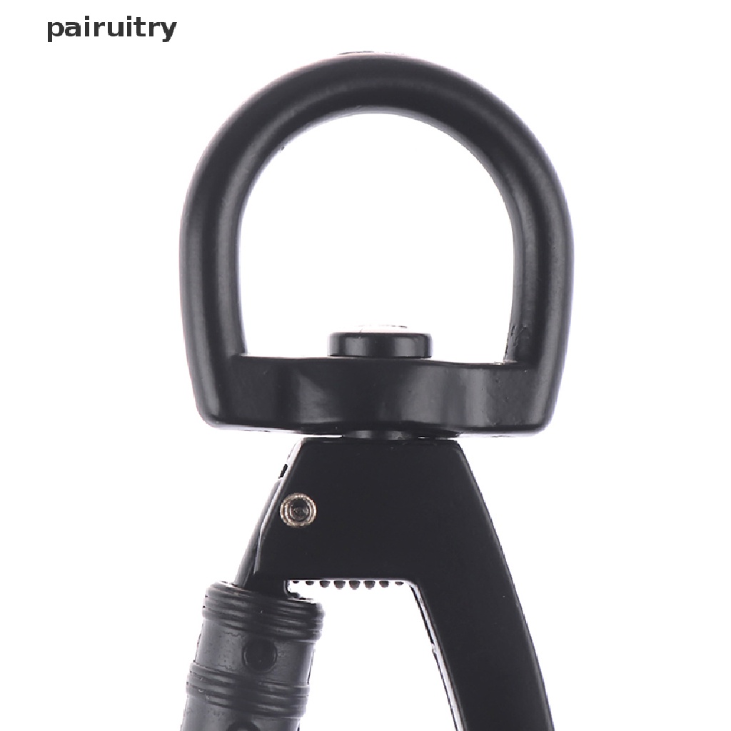 Prt 1PC Carabiner Pengunci Otomatis Gesper Tipe D Luar Ruangan Dengan Ring Rotag Putar PRT