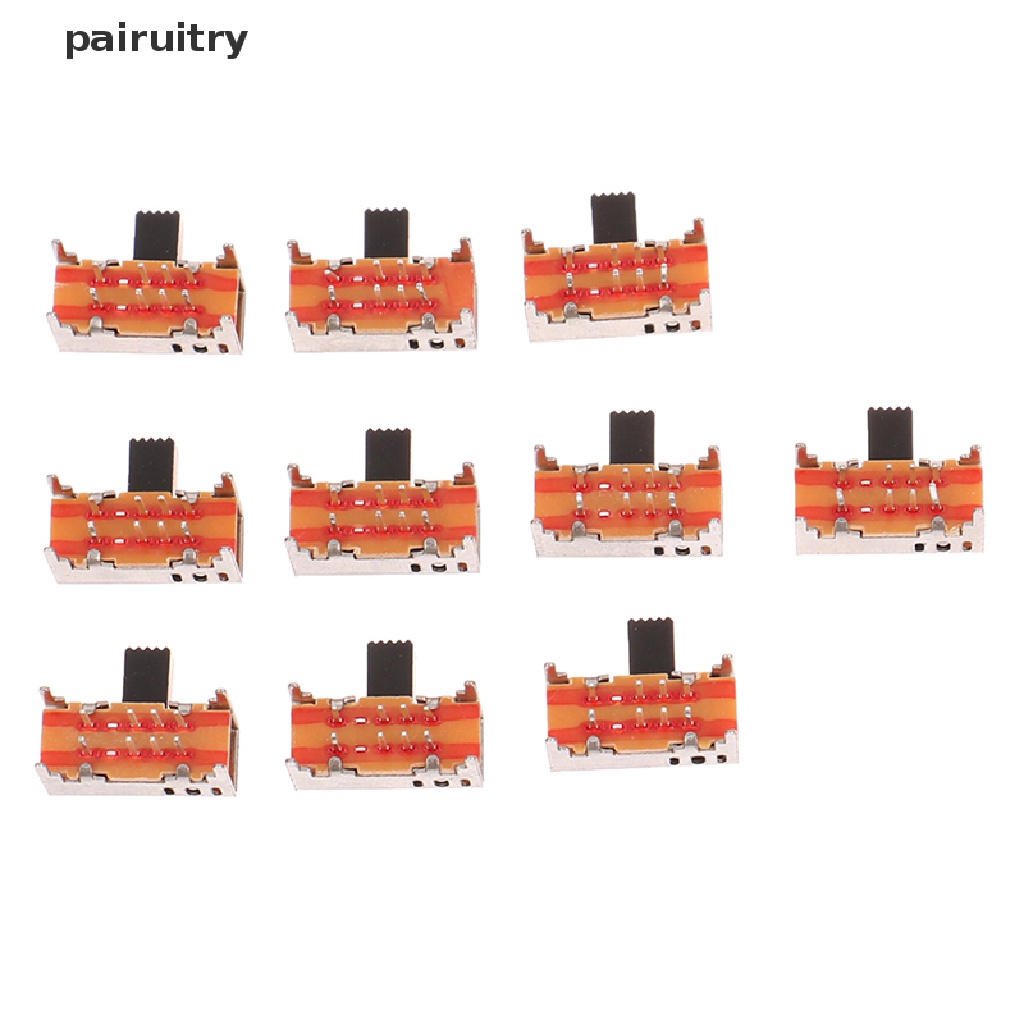 Prt 10Pcs Toggle switch sk23d05g6 Baris Ganda 3-gear 8-pin Saklar Geser horizontal PRT