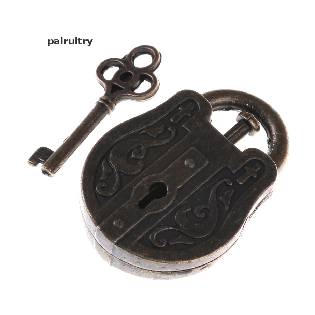 Prt Vintage Metal Cast God Lock Key Mainan Puzzle IQ &amp; EQ Mind Asah Otak Anak Hadiah PRT