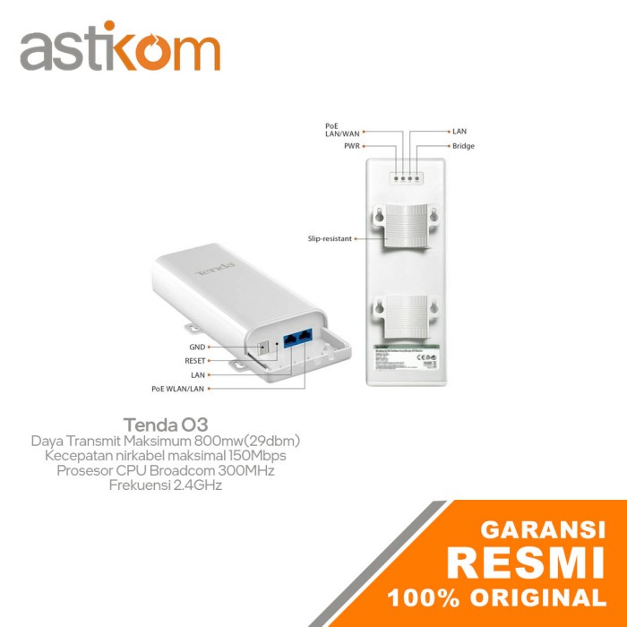 Tenda CPE O3 300Mbps Outdoor Point to Point CPE