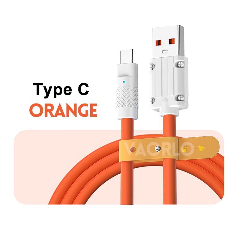 Kabel Pengisian Cepat USB Protection Charge Cable USB to Type C Micro Cable TPE Silicone Kabel Charge Cepat Untuk Xiaomi