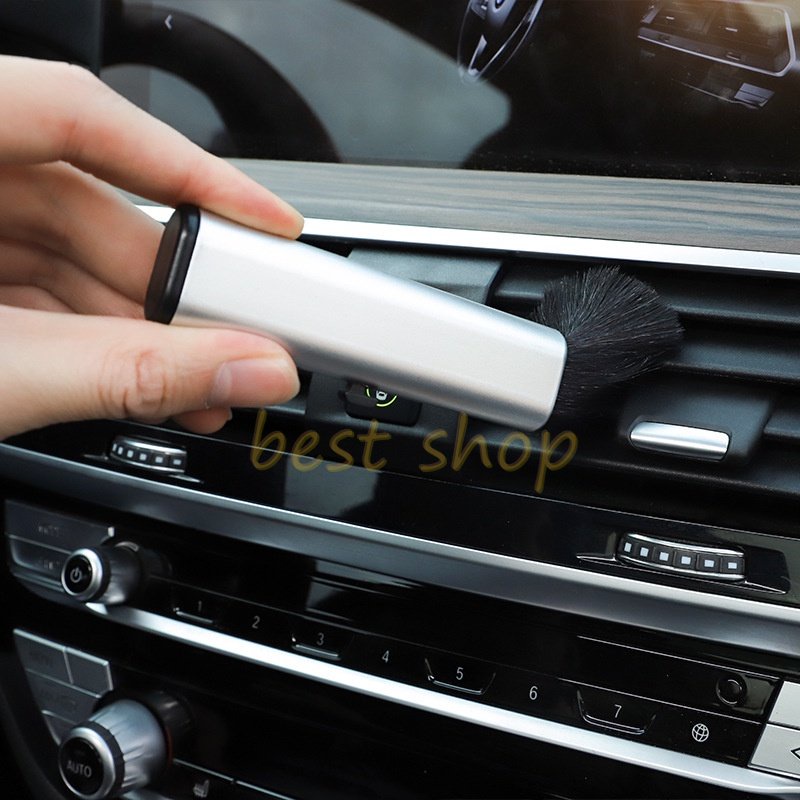 1pc Sikat Pembersih Outlet Ac Mobil Serbaguna Bulu Lembut Interior Brush Brush Keyboard Sikat Debu Plastik