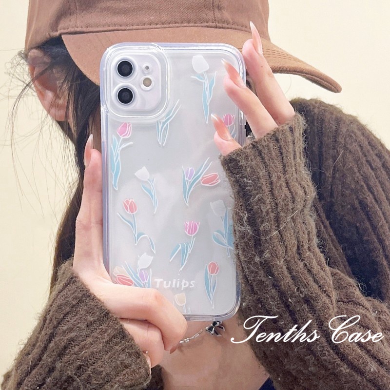 Untuk Vivo Y02 V25Pro Y02s Y16 Y35 Y22s V23e V23 Y21A Y21T Y21s Y33s V21e V20 Y12s Y12A Y01 Y15s Y15A Y20i Y19 Y17 Y15 Y50 Y30 Y95 Y91i Y1s S1 Banyak Bunga Casing Ponsel Soft Cover