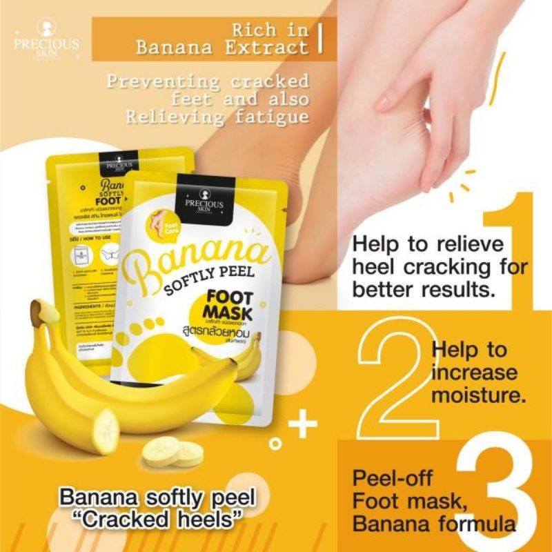 softly peel foot mask precious skin