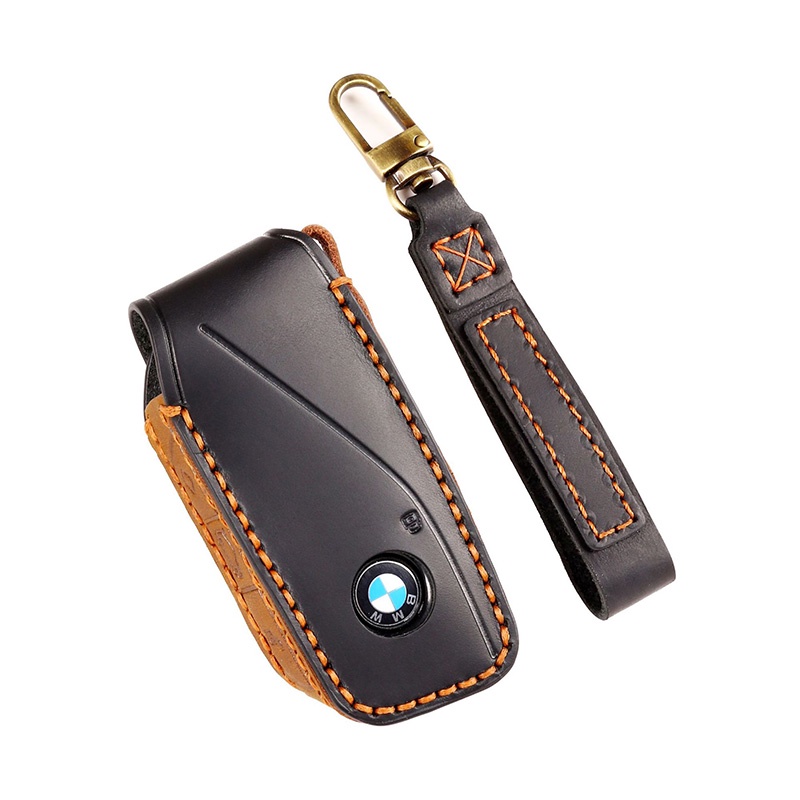 [Tersedia] Cover Case Kunci Mobil Kulit Sapi Untuk Bmw iX iX1 I20 I7 X7 7Series Kunci Tas Aksesoris Gantungan Kunci Gratis Ongkir