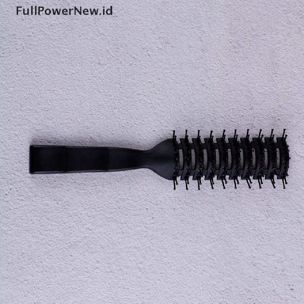 Power Sisir Sikat Rambut Ventilasi Plastik Pria Anti Statis, Massage Hair Care Ribs Comb ID