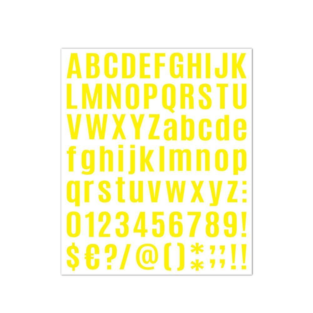Agustina Adhensive Alphabet Number Sticker Diary Self Adhesive Scrapbooking Huruf Besar Kecil Album Foto Ejaan Huruf Stiker