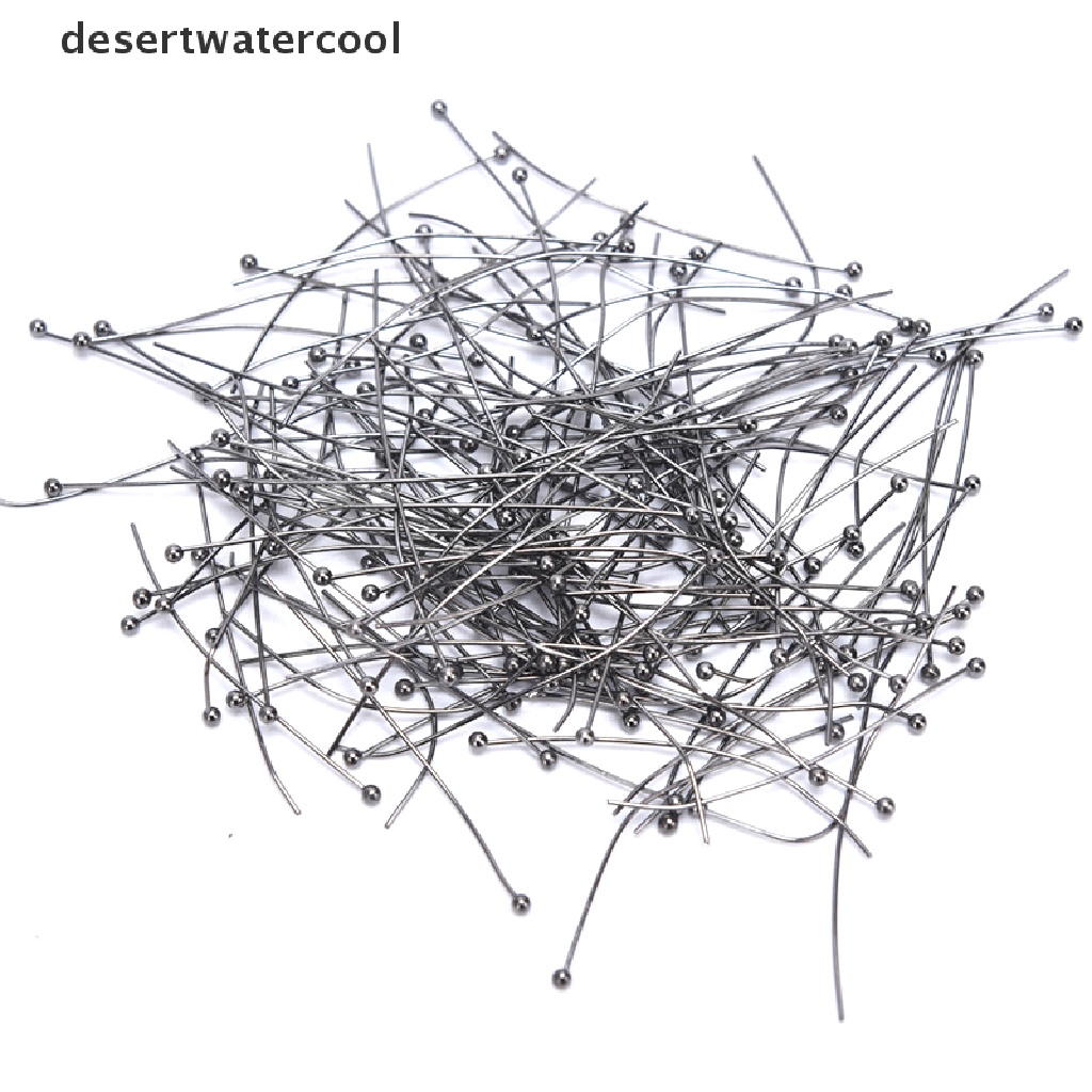 Deid 200Pcs/Lot Ball Head Pins Beads Pins DIY Anting Temuan Membuat Perhiasan Craft Martijn