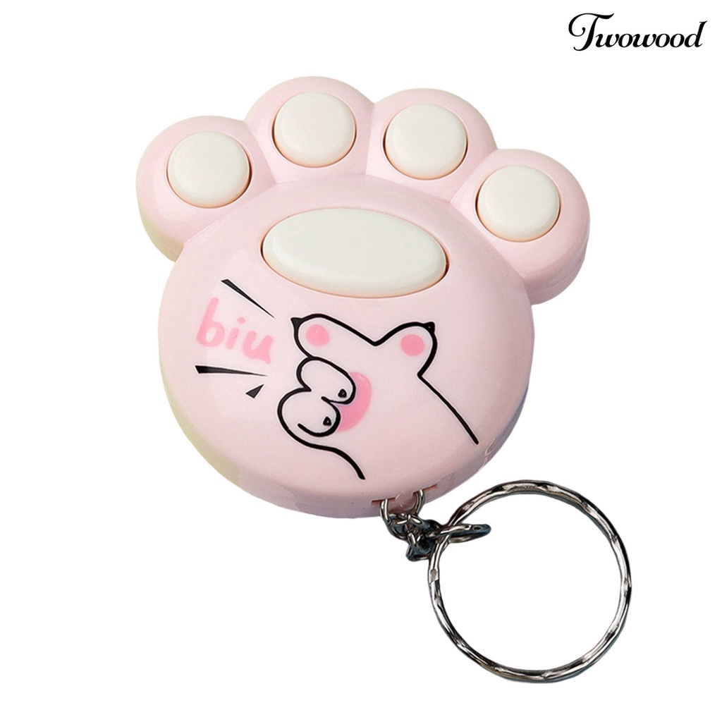 Twowood Brain Game Adorable Decompress Lovely Portable Fall Resistant Sensory Training Plastik Cat Claw Game Mesin Gantungan Kunci Untuk Hadiah