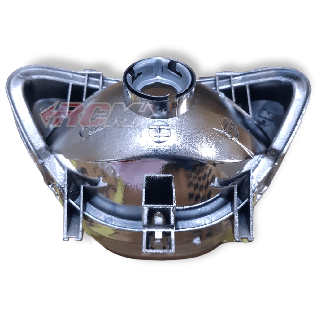 HEADLIGHT HEADLAMP HEAD LAMP MICA MIKA KACA LENS LENSA REFLECTOR REFLEKTOR DEPAN UTAMA ONLY TIDAK ADA MARKING KGD SUZUKI SHOGUN NEW R 110 TANPA LAMPU BEST QUALITY BAHAN TEBAL JAMINAN KUALITAS