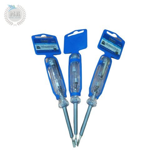 Obeng Tespen / Obeng Test Pen JUNIOR Screwdriver Tespen AC 100-500 Volt OLS ELECTRIC TESPEN BIRU/ELECTRIC TESPEN/OBENG TESPEN AC/OBENG TASPEN LISTRIK [COD]