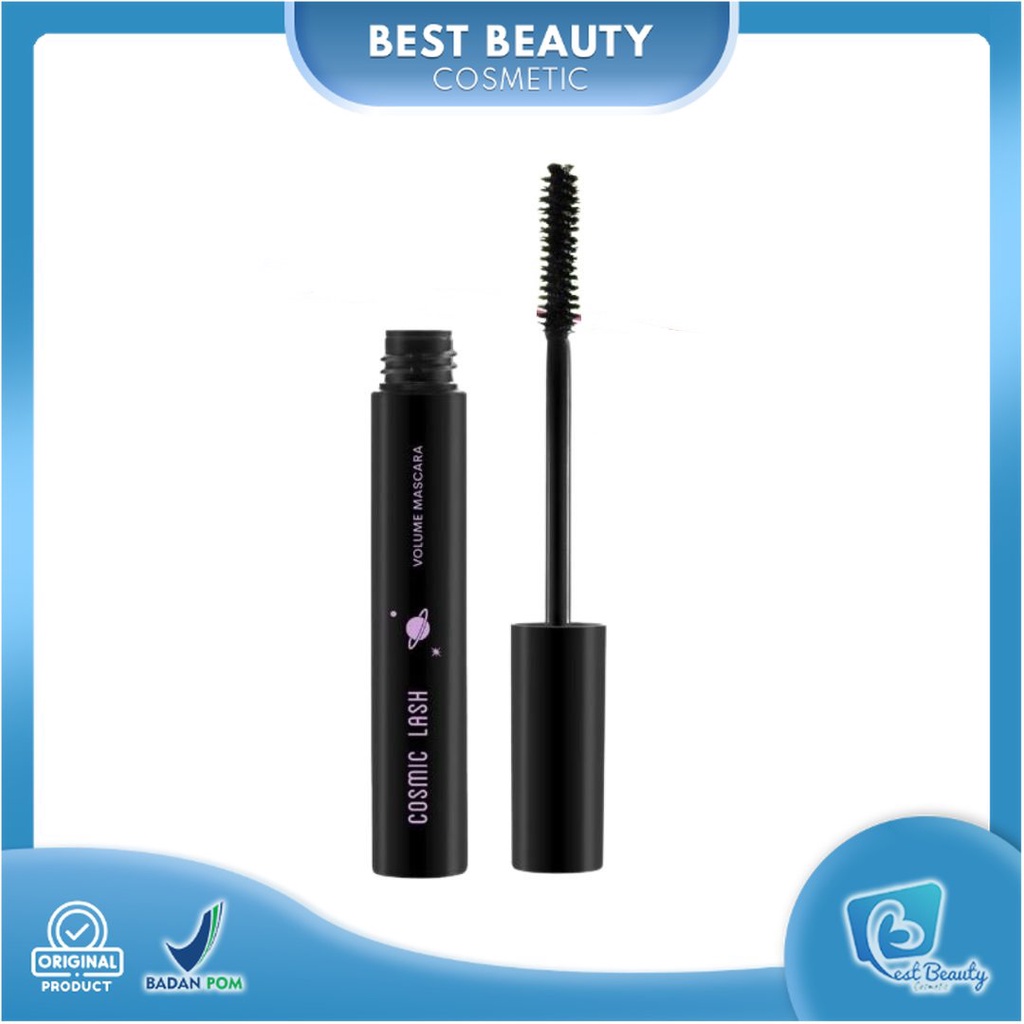 ★ BB ★ Emina Cosmic Lash Volume Mascara 6gr - Mascara tahan hingga 12 jam - Waterproof - Smudgeproof - Anti Gumpal - 5x Volume Booster - Mudah Dibersihkan