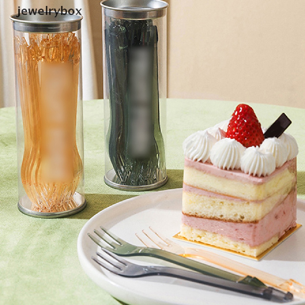 [jewelrybox] 20pcs/kotak Kreatif Buah Garpu Klip 2-in-1 Penghapusan Kue Klip Dessert Garpu Butik