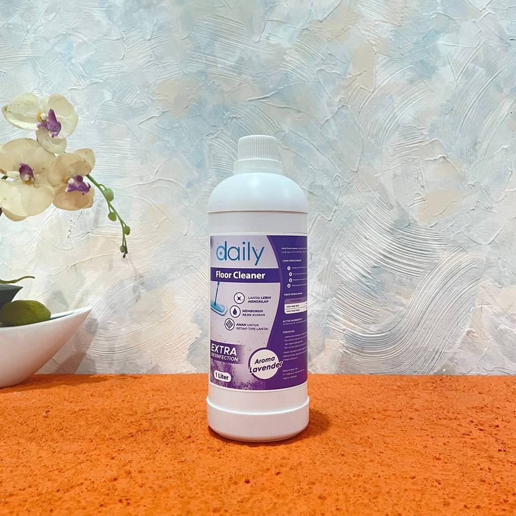 DAILY FLOOR CLEANER ANTIBACTERIAL 1 LITER / SABUN PEMBERSIH LANTAI WANGI