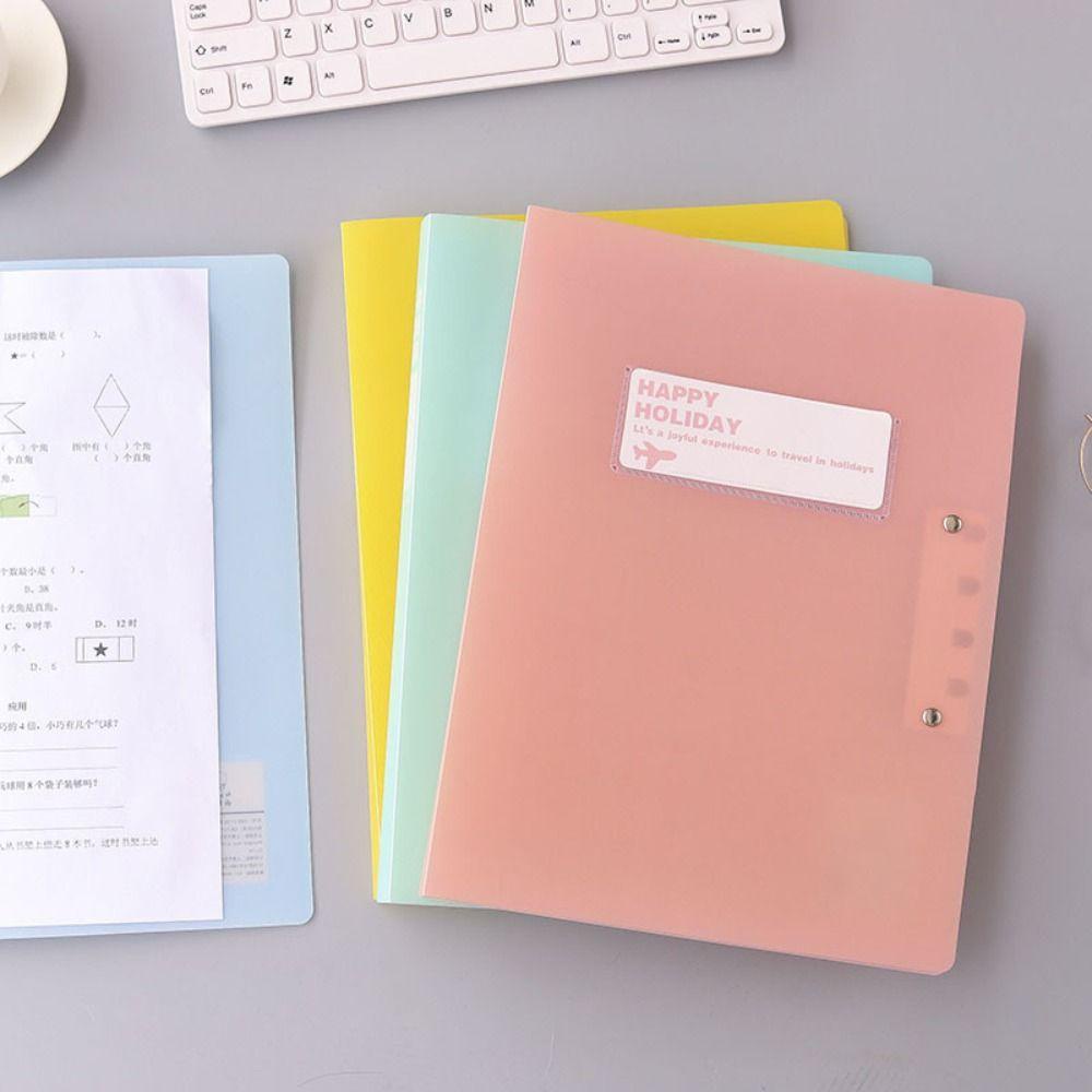 [Elegan] A3 Clipboard File Folder Portable Siswa Tempat Kwitansi Dokumen Klip Stationary Single Clip Memo Clip Board