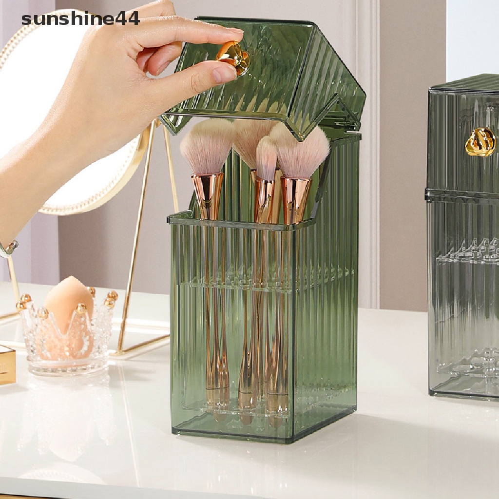 Sunshine Fashion Tempat Brush Makeup Plastik Organizer Tempat Pensil Alis Bibir ID