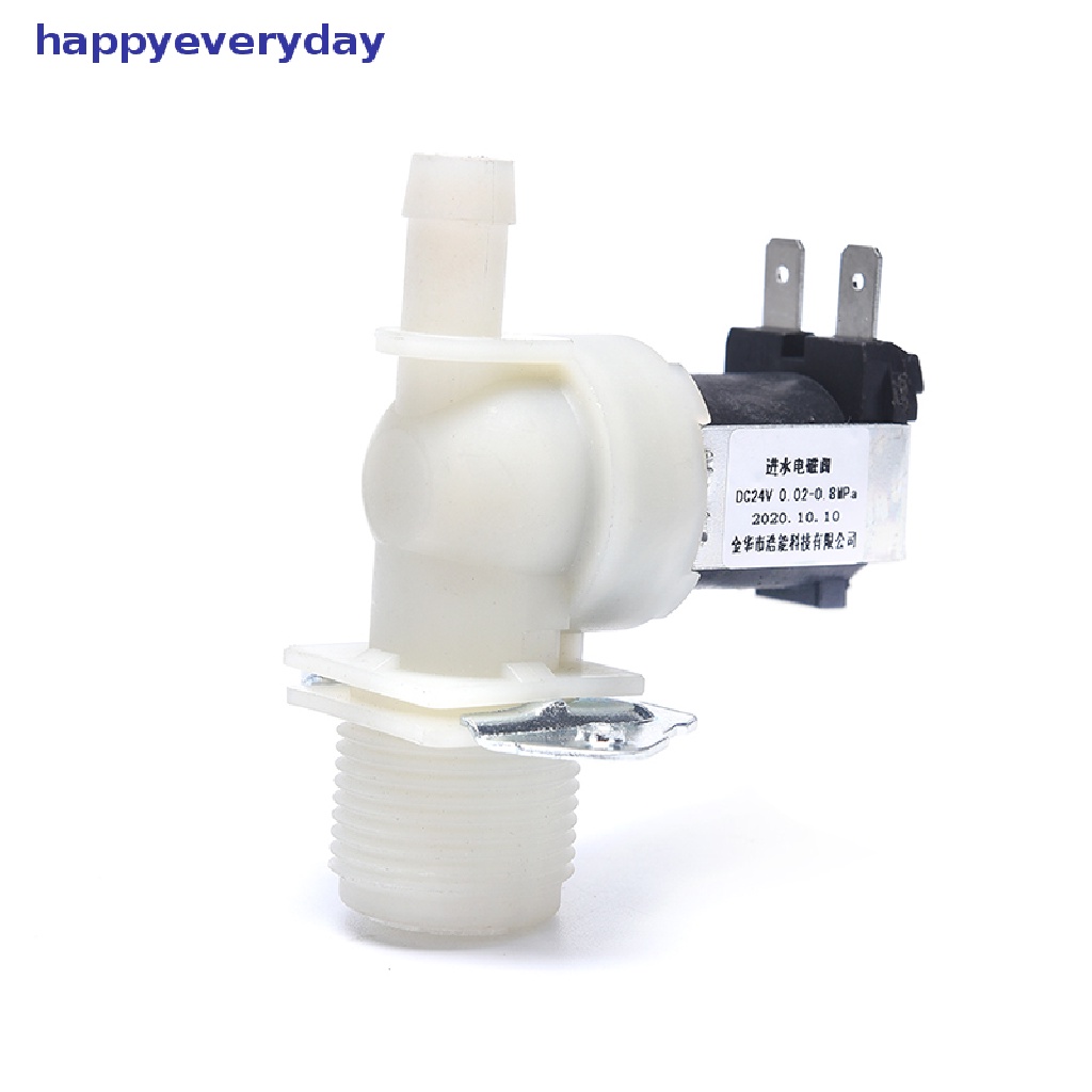 [happy] Dc12v 24V AC220V Katup Pembuangan Air Plastik Solenoid Masuk Air Listrik [ID]
