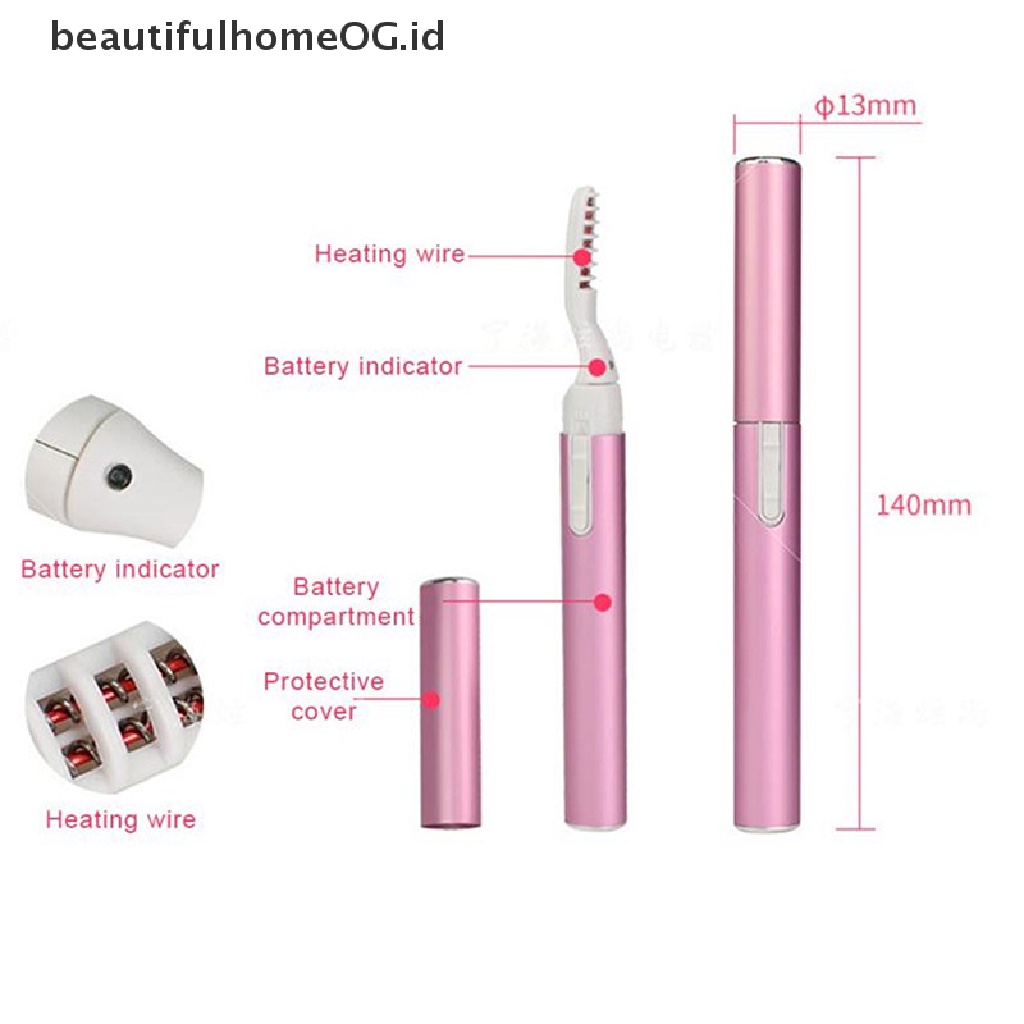 // Lebaran// Electric Heated Eyelash Curler Alat Penjepit Bulu Mata Rechargeable Quick Heag **