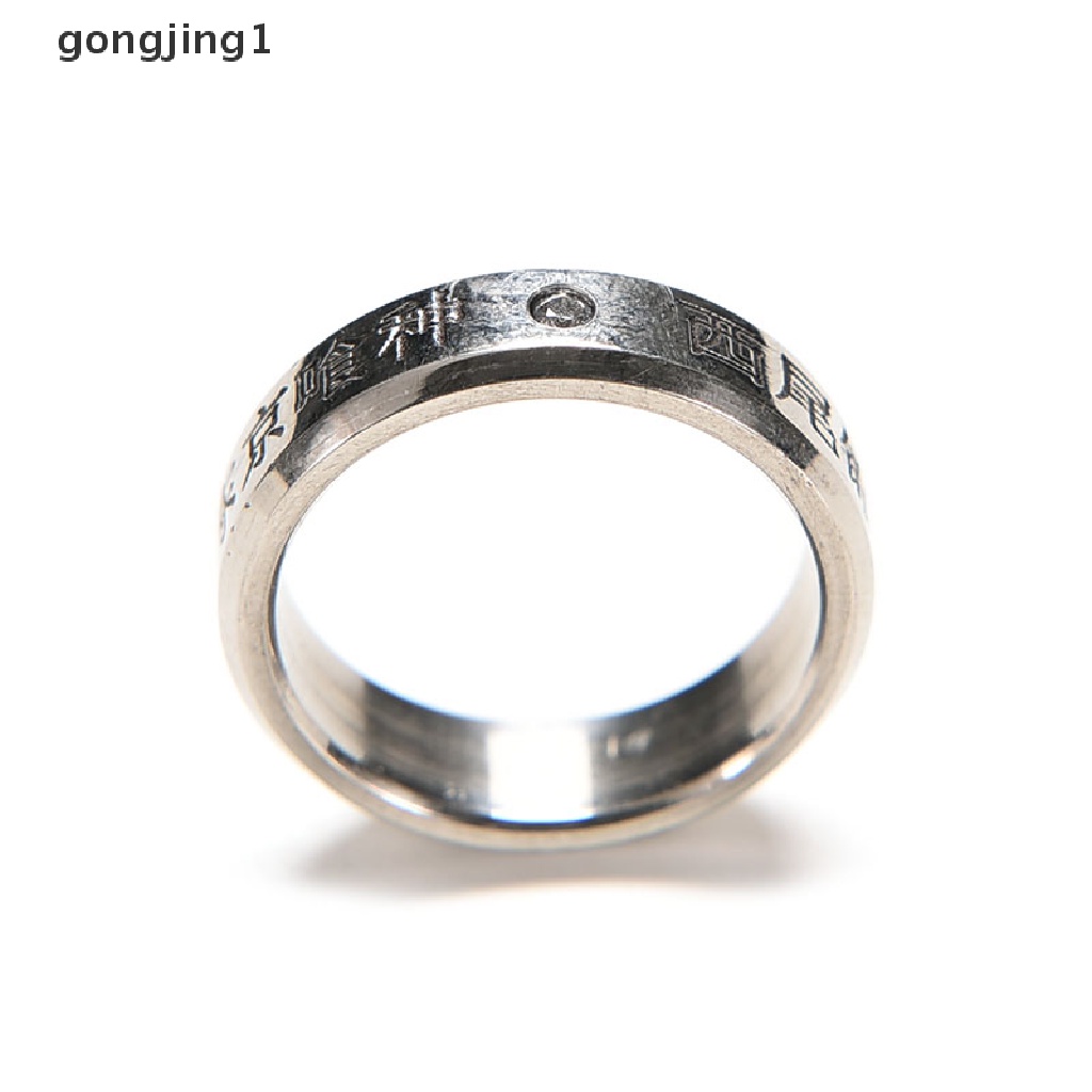 Ggg 1pcs Cosplay Anime Untuk Tokyo ghoul Ken Kaneki Titanium steel ring rings ID