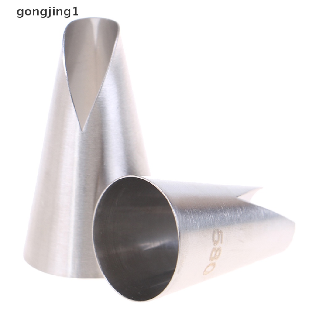 Ggg 3pcs Nozzle Kue Cream Dekorasi Cupcake Steel Icing Piping Nozzle Alat Pastry ID