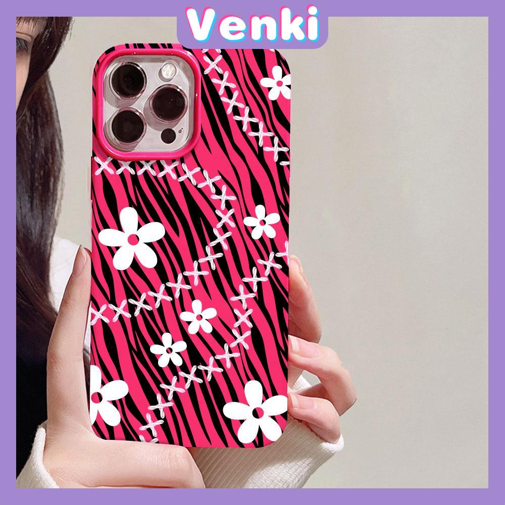 Case for iPhone 11 Soft TPU Glossy Rose Red Candy Case Stripe and Little Flower Camera Protection Shockproof For iPhone 14 13 12 11 Pro Max 7 8 Plus X XR