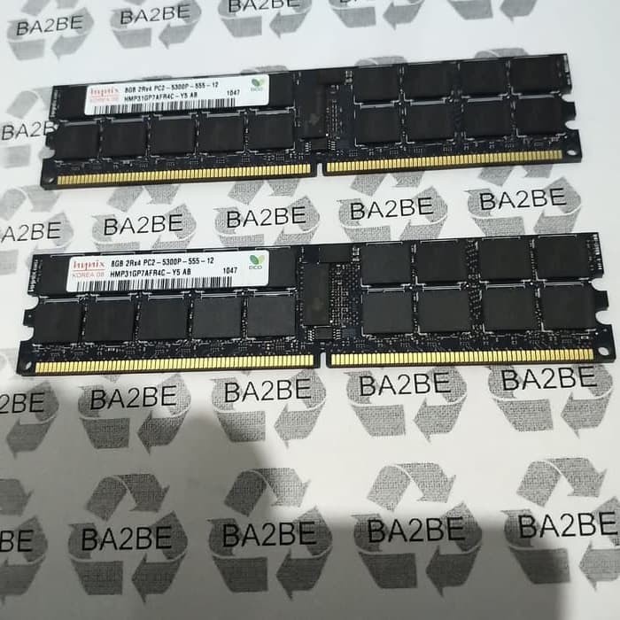 memory server 8gb 2Rx4 pc2-5300p hynix