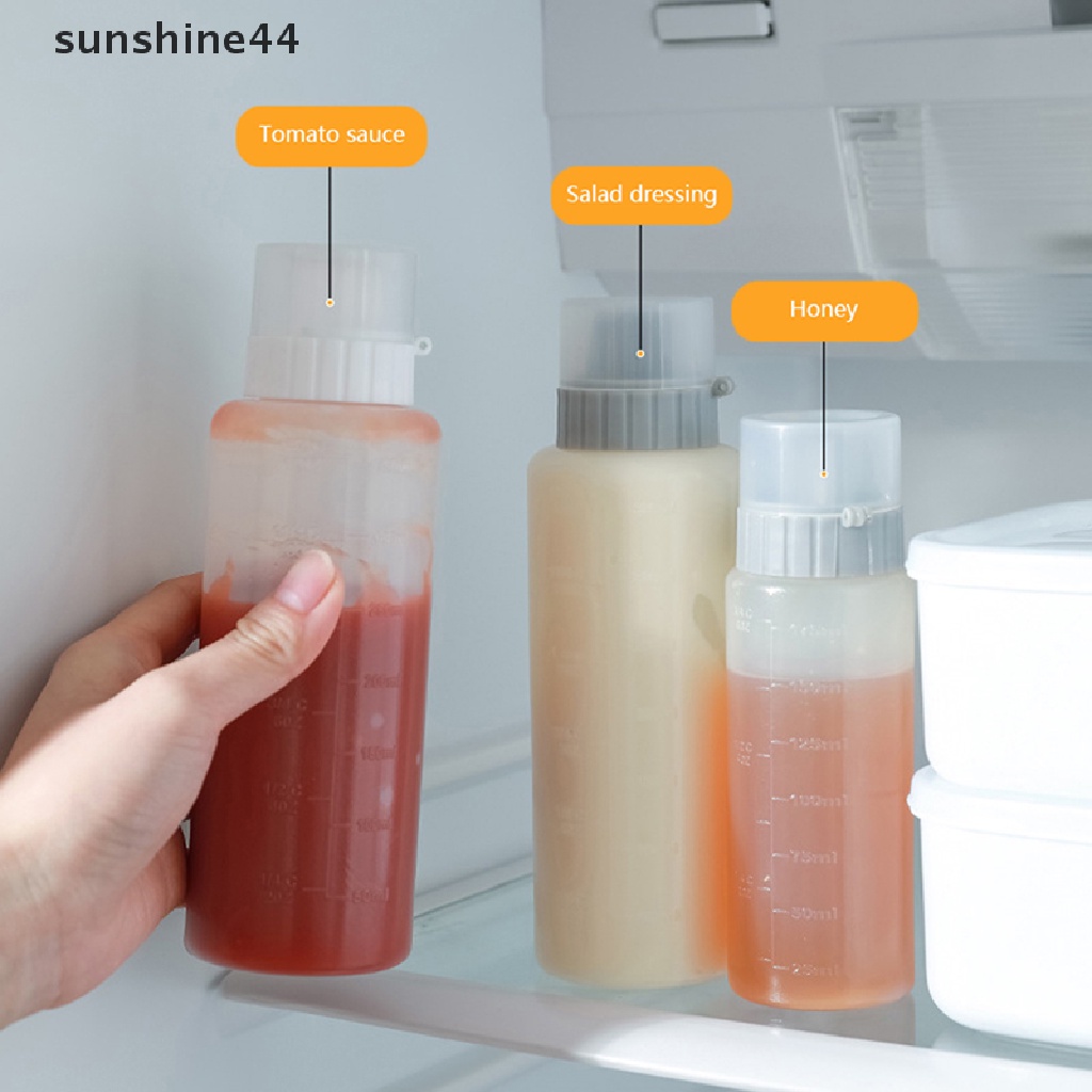 Sunshine 1Pc 350/175ml 5lubang Botol Peras Bumbu Kecap Mustard Squeeze Bottle ID