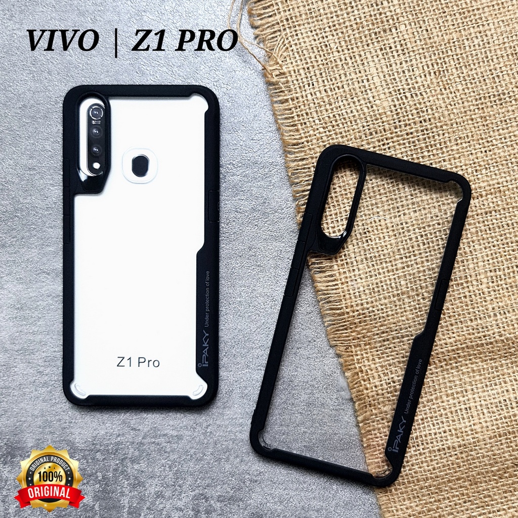 S/P- VIVO S1 Z1 PRO V9 V15 PRO V17 PRO V19 (INDO) V19 (GLOBAL) V20 V21 (4G &amp; 5G) - IPAKY Soft Case Bumper Transparent Clear