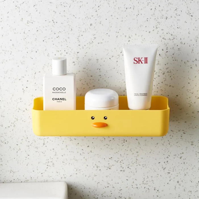 RAK GANTUNG SERBAGUNA LUCU MULTIFUNGSI TEMPEL TANPA BOR