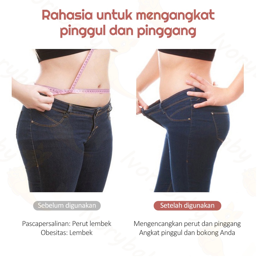 Ivorybaby Highwaist korset celana wanita pinggang tinggi legging pendek High waist boxer