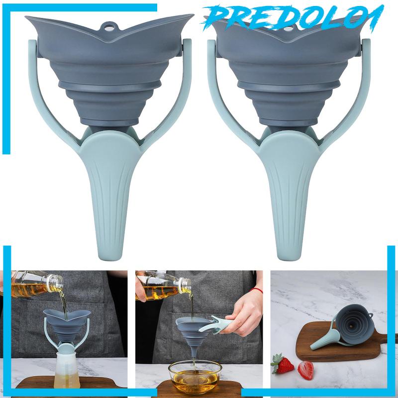 [Predolo1] 2pcs Corong Dapur Untuk Isi Bahan Kering Botol Kecil Atau Mini