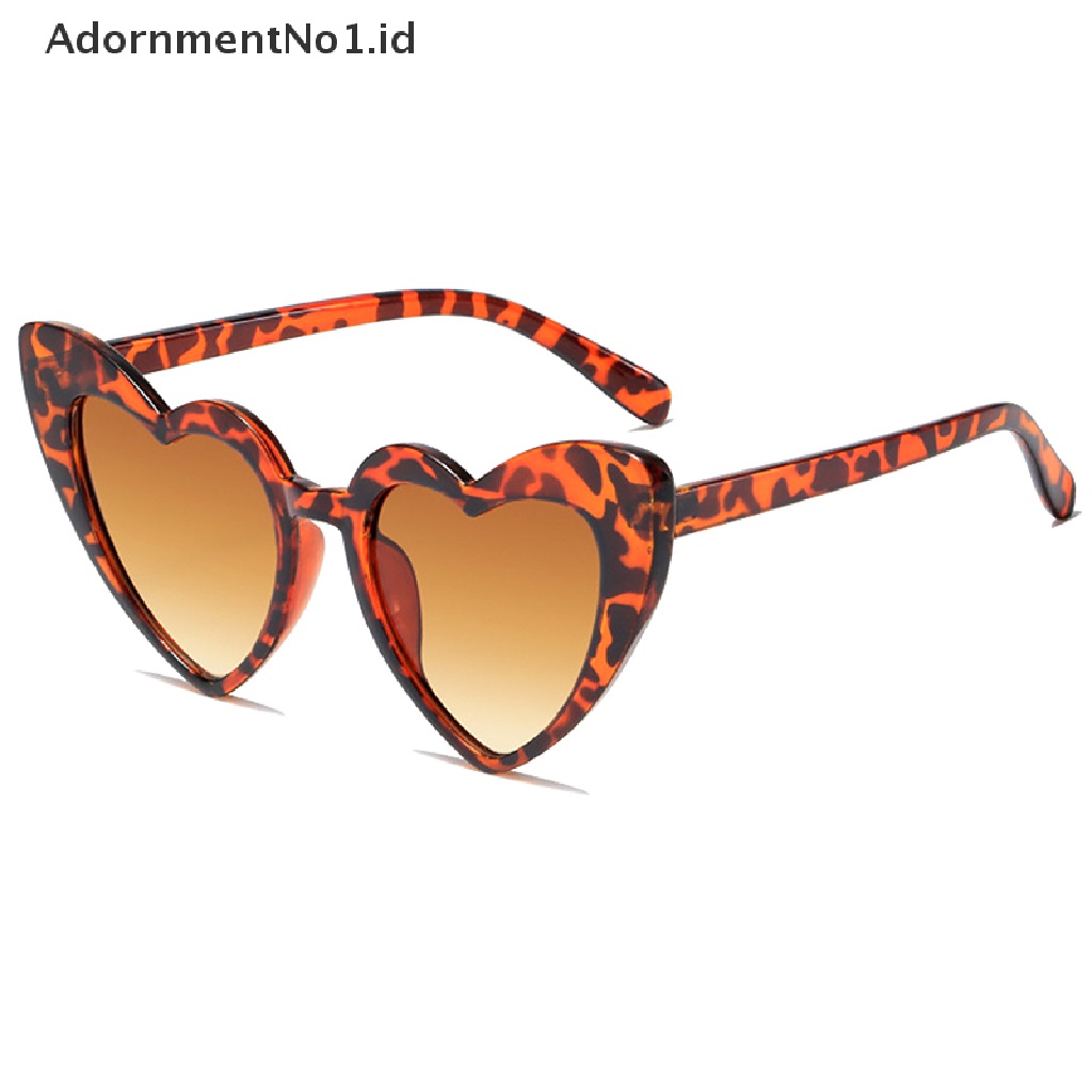 [AdornmentNo1] Heart Sunglasses Women Brand Designer Mata Kucing Kacamata Matahari Perempuan Retro [ID]