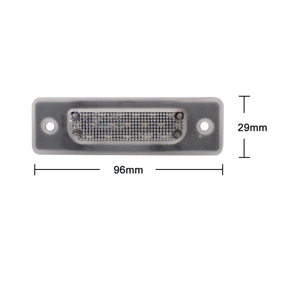 2pcs Lampu Plat Nomor Plat LED Putih Kecerahan Tinggi Untuk BMW 5-Series E34 1988-1996 7-Series E32 1986-1994