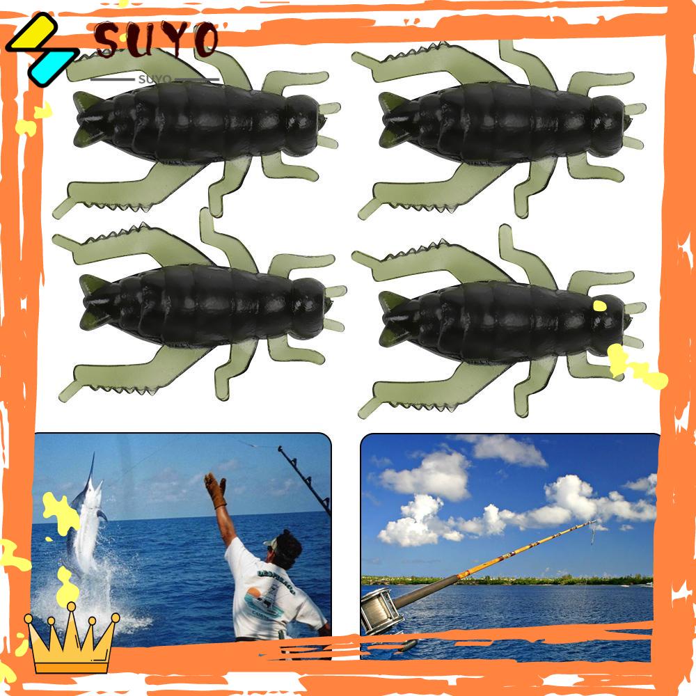 Suyo 10 /20/50pcs/lot Umpan Serangga Lembut Hot Artificial Swim Cricket