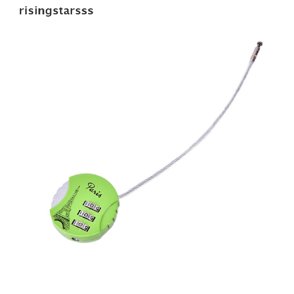 Rsid Span-new 1pc Koper Bagasi Mini Resettable Kombinasi Travel Code Lock Padlock Locks Jelly